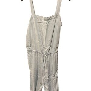 LOFT Light Blue Chambray Jumpsuit